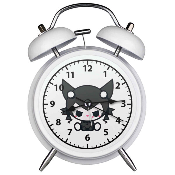 Twin Bells, Kuromi Vibes — The Cutest Clock on Your Desk (3)