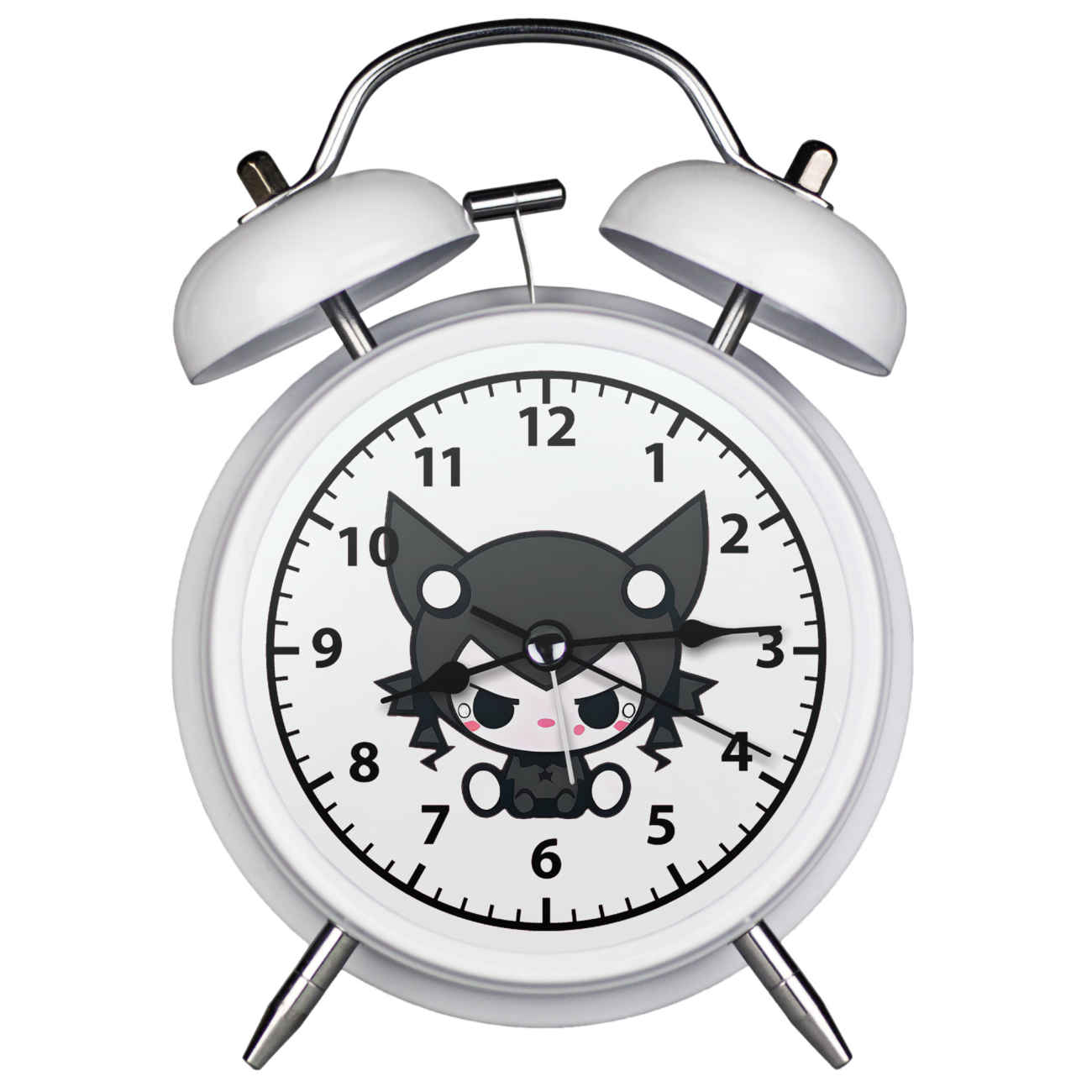 Twin Bells, Kuromi Vibes — The Cutest Clock on Your Desk