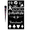 Vibrant Henna Kit with Unique Stencils – Safe, Fun & Temporary Body Art (x17)
