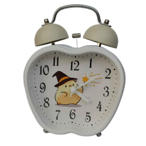 Wake Up Happy – The Adorably Apple-Shaped Chick Twin Bell Clock