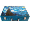 Wooden Pencil Case with Van Gogh Design – Artistic Stationery for School & Office