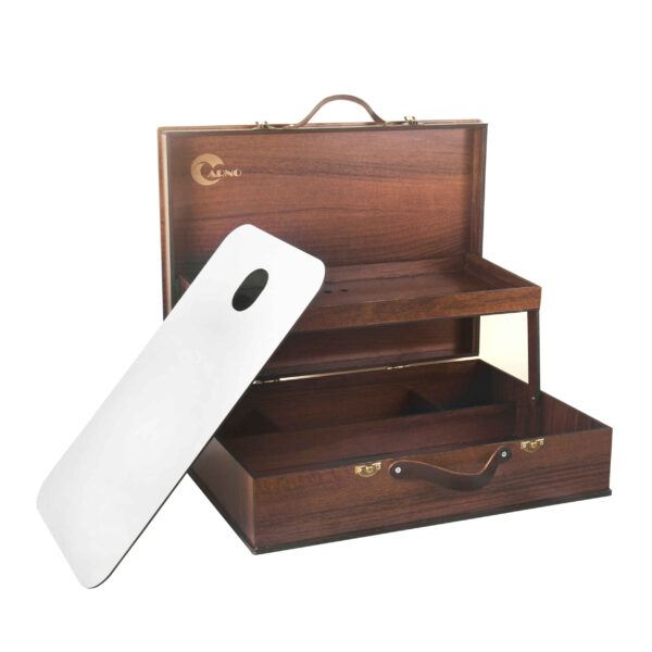 Wooden Pencil Holder Box – Stylish Desk Organizer for Office & School