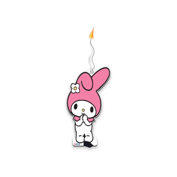 Cute My Melody Birthday Candle – Adorable Sanrio Doll Cake Topper