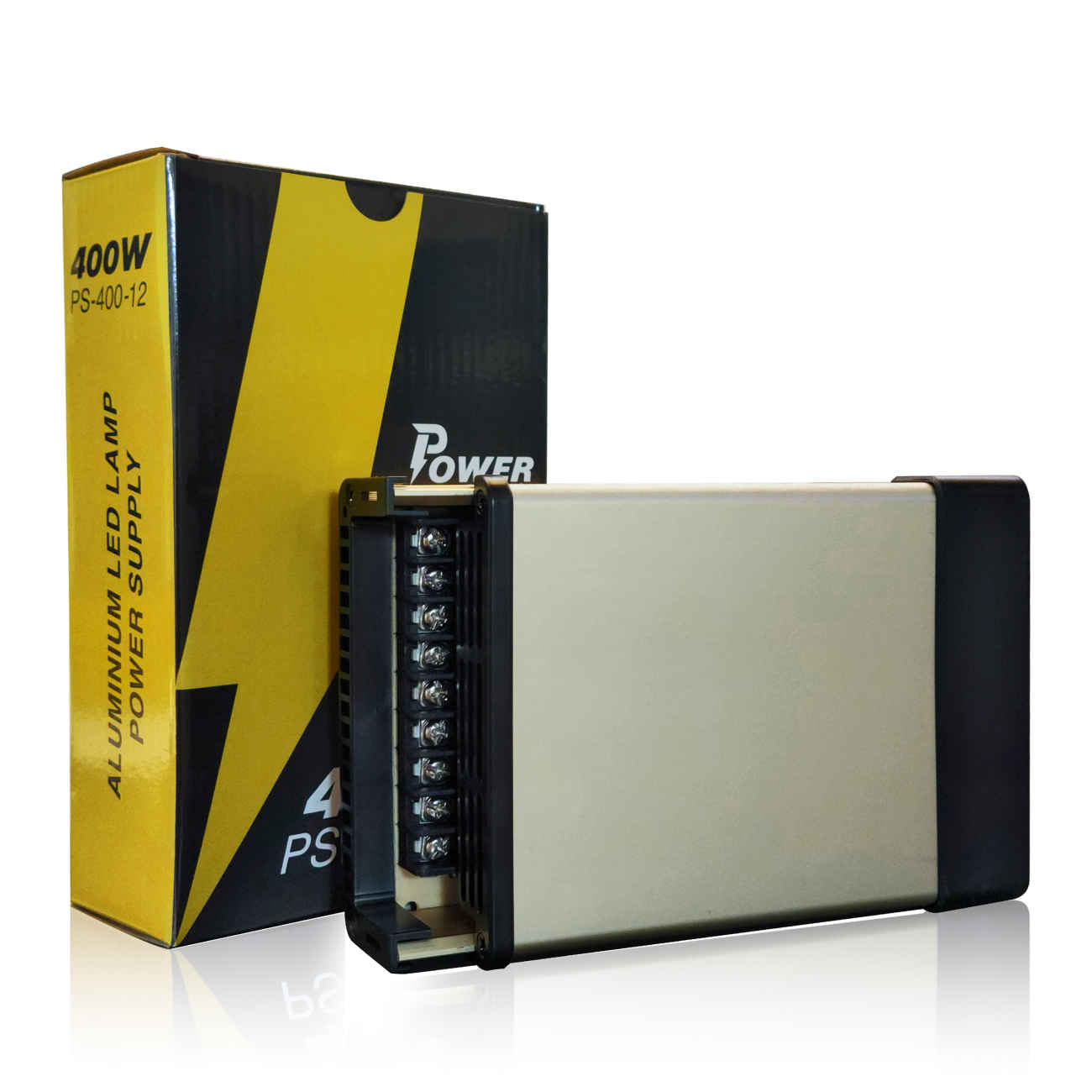 12V 33A Switching Power Supply – Cooled Adapter with Triple Output & Auto Shutdown