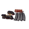 20-Piece Battery-Operated Plastic Train Play set with Tracks – Large Toy Train Set for Kids