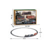 20-Piece Battery-Operated Plastic Train Play set with Tracks – Large Toy Train Set for Kids