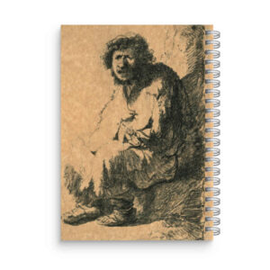 90-Page Rembrandt Design Sketchbook - Crafted for Artists Who Appreciate Timeless Art