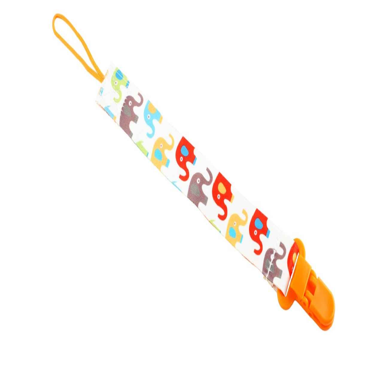 Adorable Elephant Pacifier Clip – Prevents Dropping & Keeps Pacifier Handy