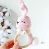Adorable Handmade Bunny Rattle – Ideal for Baby Shower Gift