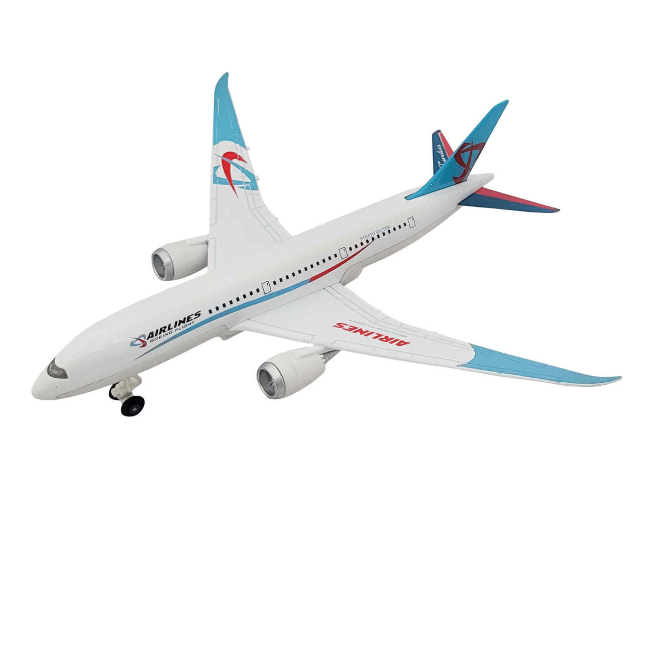 Airlines Passenger Jet Model – Precision Metal Craftsmanship with Working Lights & Sound