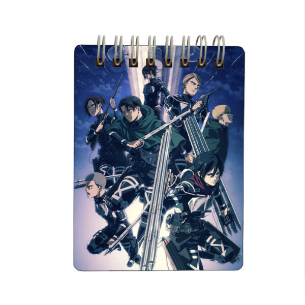 Attack on Titan Anime Wooden Notebook – Premium Quality (1)