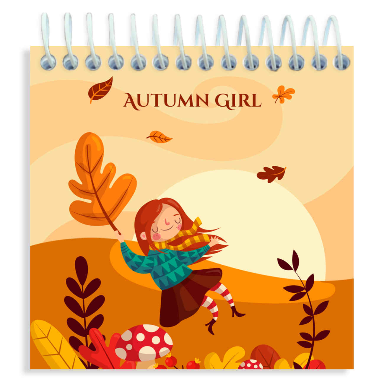 Autumn Whispers – Cozy Pocket Notebook with 60 Lined Pages