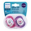 Avent Orthodontic Baby Pacifier Set – Cute Penguin & Elephant, 2 Pieces