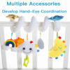 Baby Crib Mobile – Stimulate & Soothe Your Baby with Cloud & Moon Design