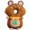 Baby Head Protection Pillow – Clover Bear Model – Soft Plush Cushion with Adjustable Straps (5)