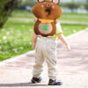 Baby Head Protection Pillow – Clover Bear Model – Soft Plush Cushion with Adjustable Straps