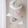 Baby Mobile – Perfect Nursery Decor for Infants with Elephant & Moon Design (5)