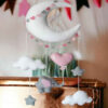 Baby Mobile – Perfect Nursery Decor for Infants with Elephant & Moon Design