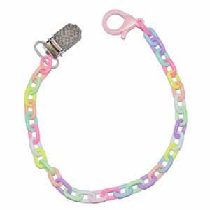 Baby Pacifier Lanyard – Prevents Dropped & Lost Pacifiers with Chain Design