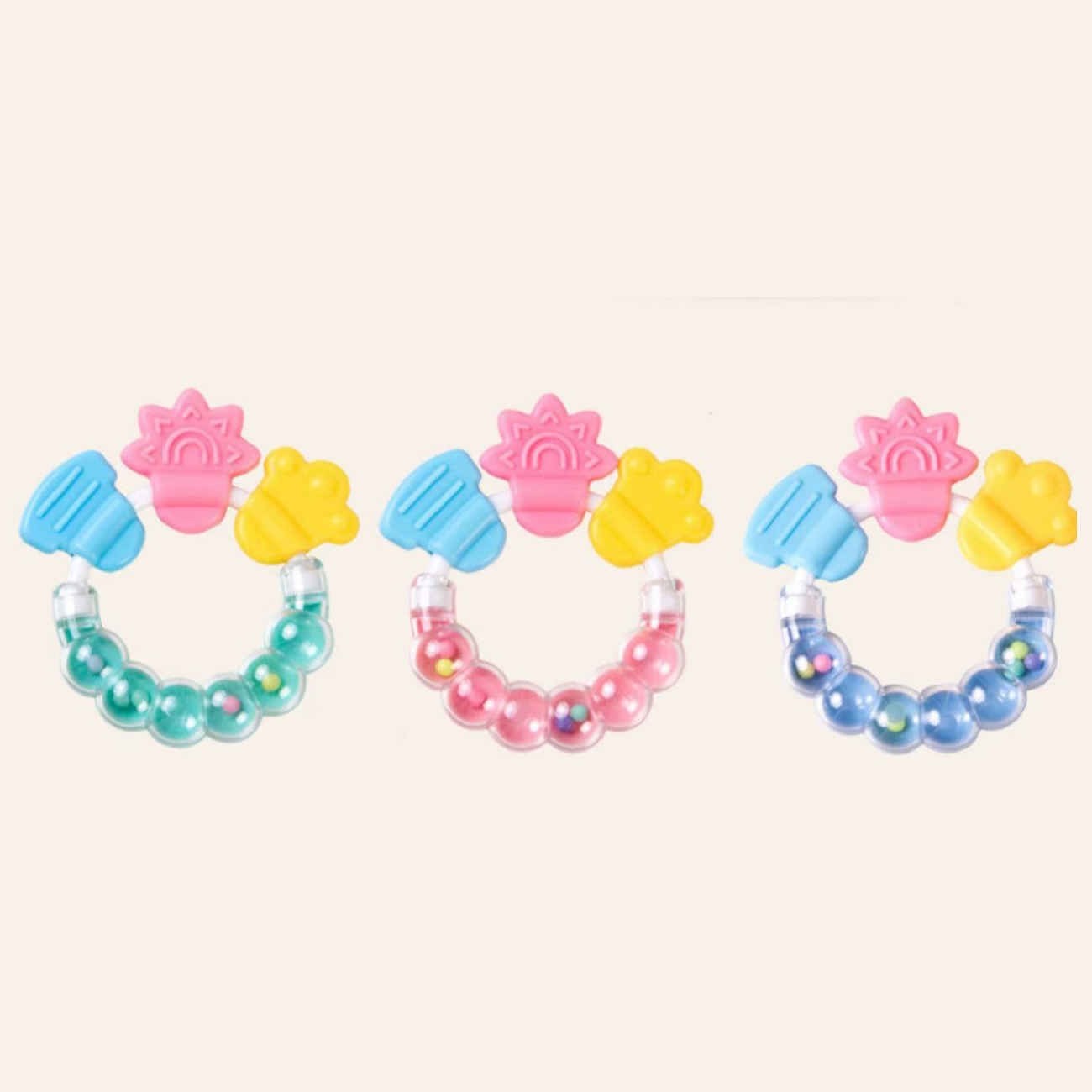 Baby Teething Rattle – Soothing & Safe Toy for Infants