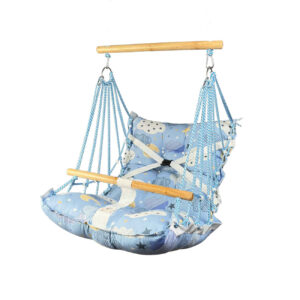 Blue Moon & Stars Baby Swing – Comfort and Magic for Your Little One