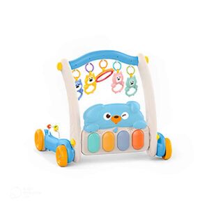 Blue Puppy Baby Walker – Lightweight Push Walker with Fun Design for Early Walking