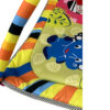 Checkered Animal Theme Baby Play Mat – Soft Micro Fabric with Hanging Toys