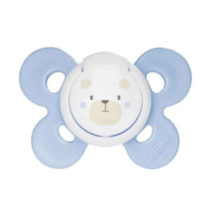 Chicco Bear & Butterfly Orthodontic Pacifier – Cute & Soft Silicone for Babies