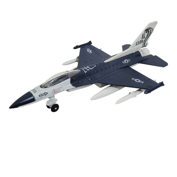 Compact Fighter Jet RC – High-Precision Metal & Plastic Build with Realistic Sound Effects & LED Lights (1)