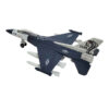 Compact Fighter Jet RC – High-Precision Metal & Plastic Build with Realistic Sound Effects & LED Lights