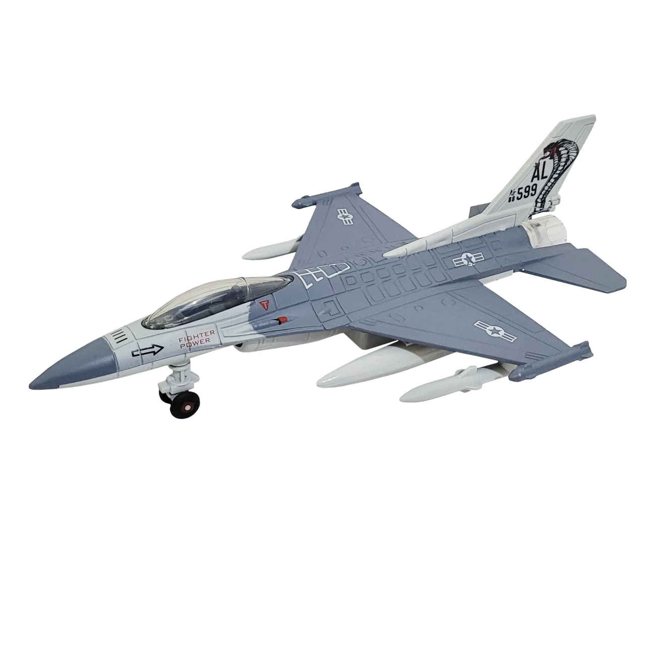 Compact Fighter Jet RC – High-Precision Metal & Plastic Build with Realistic Sound Effects & LED Lights