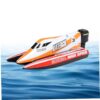Compact Green Remote-Controlled Toy Boat – Waterproof Easy to Use - Palm-Size Design for Water Play (2)