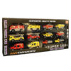 Construction & Fire Trucks Toy Pack – 12 Piece Die-Cast Vehicle Set