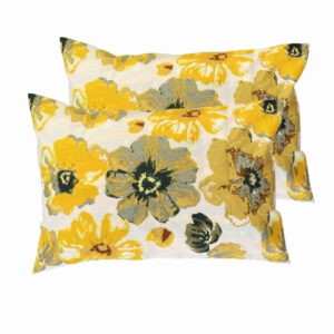 Cotton Pillowcase – Soft and Gentle with Floral Design and Vibrant Color (2x)