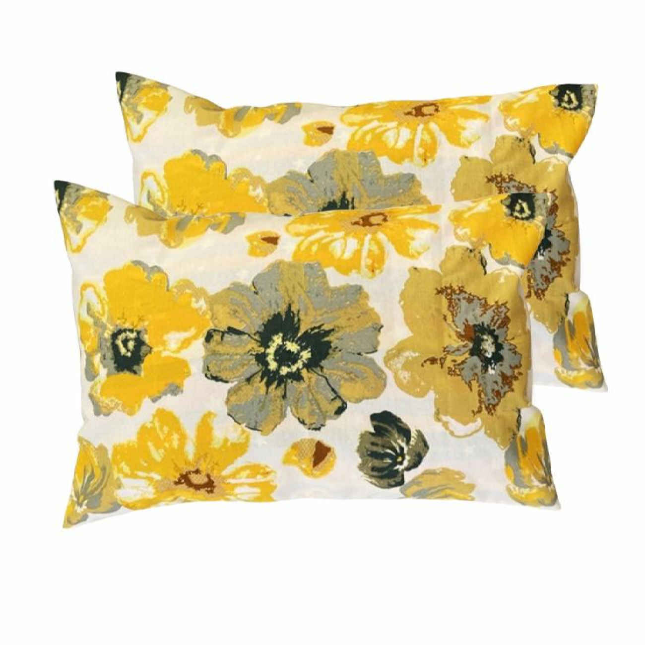 Cotton Pillowcase – Soft and Gentle with Floral Design and Vibrant Color (2x)