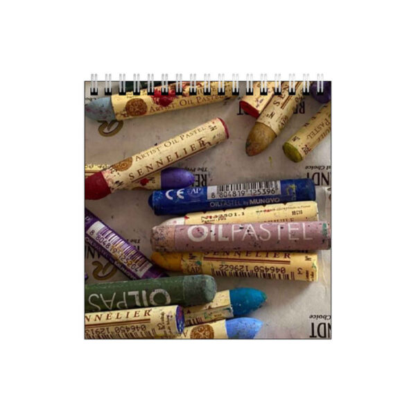 Crayon & Painting Sketchbook – 60 Pages for Colorful Creations & Artistic Adventures (3)