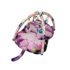 Cute 3D Cat Design Baby Play Mat – Ideal for Floor Play & Learning