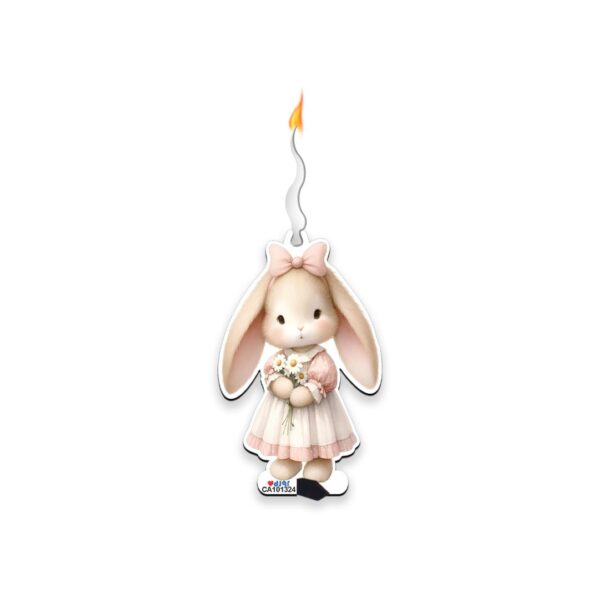 Rabbit Candle for Birthday Cake – Cute Party Favor & Decoration