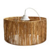 Cylinder Raffia Pendant Lamp – Boho Style Decorative Ceiling Light (2)