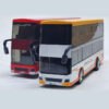 Die Cast Metal Double-Decker City Bus Toy – Pull-Back &  Musical - Opening Doors