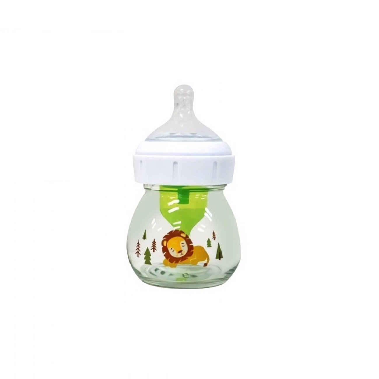 Dr. Brown’s Glass Baby Bottle – Jungle Lion Design - 60ml