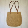 Eco-Friendly Raffia Beach Bag – Lightweight Handwoven Summer Tote