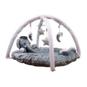 Elephant Baby Floor Mat with Soft Touch and Washable Material