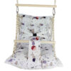 Ergonomic Baby Hammock Swing – Breathable Fabric with Wooden Frame
