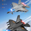 Fighter Plane Toy – Durable Collectible with LED Lights and Jet Sound for Kids