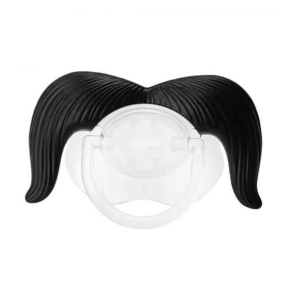Funny Mustache Orthodontic Pacifier – Safe Silicone Comfort with a Playful Twist (2)