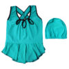 Girls’ Blue Dress with Matching Hat – Stylish Comfort in Size M
