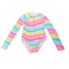 Girls’ Long-Sleeve Rainbow Swimsuit – Perfect for Sunny Days (4)