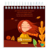 Golden Leaves – Autumn-Inspired Soft Cover Notebook