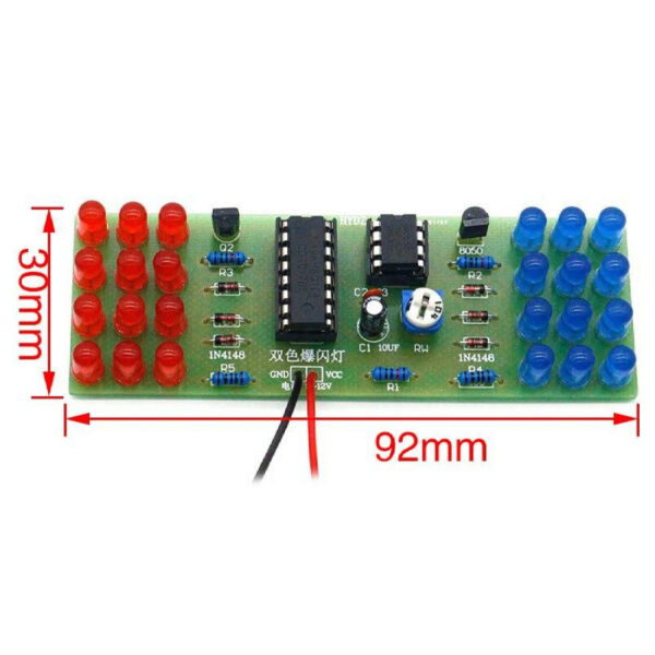 HW-23T Police-Style LED Flasher Module – Compact Safety
